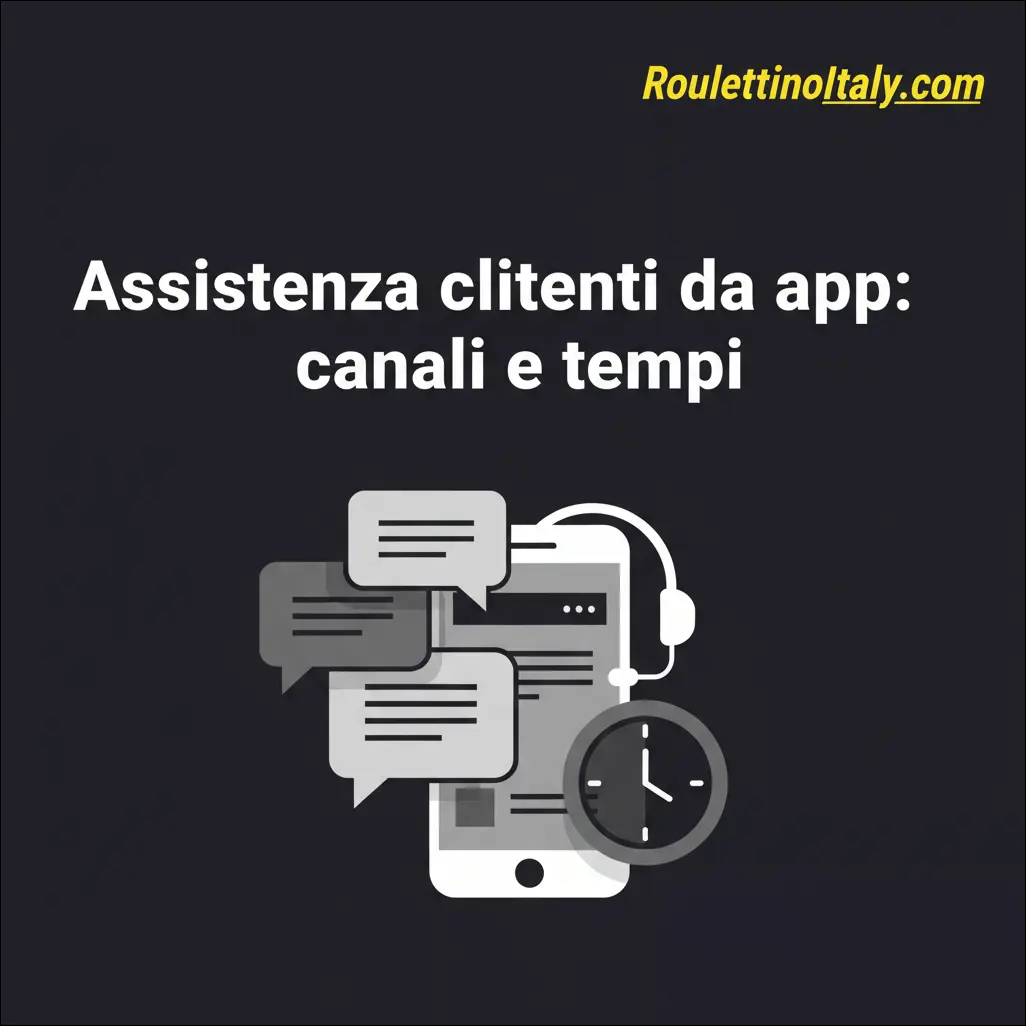 Assistenza clienti da app: canali e tempi