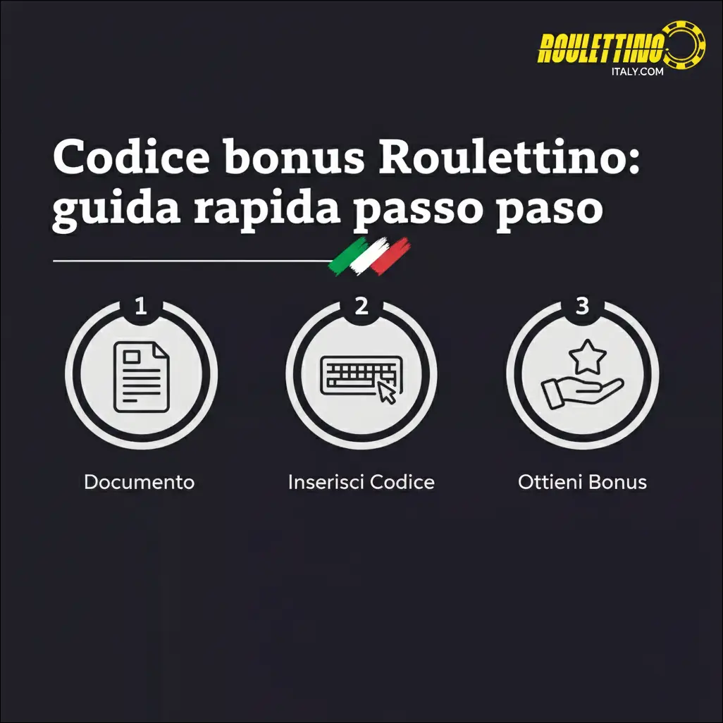 Codice bonus Roulettino: guida rapida passo passo