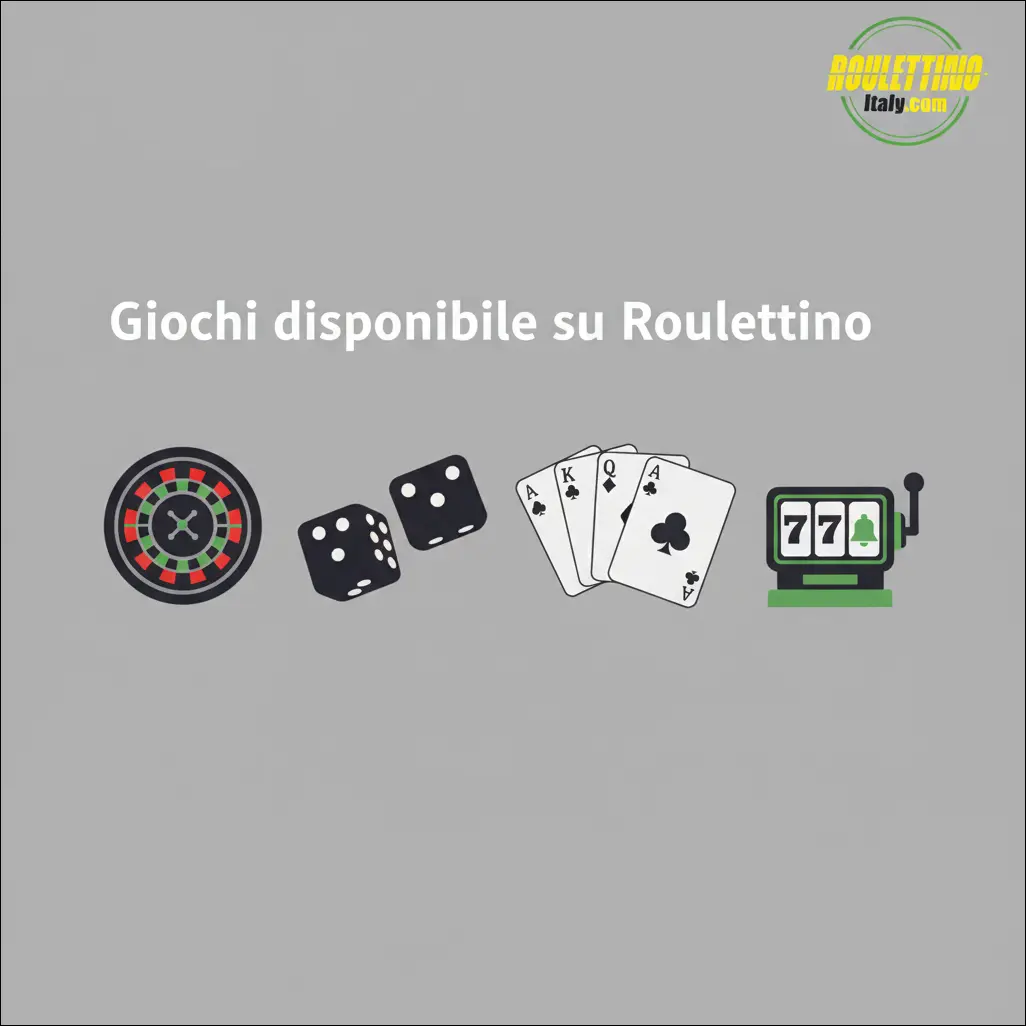 Giochi disponibili su Roulettino