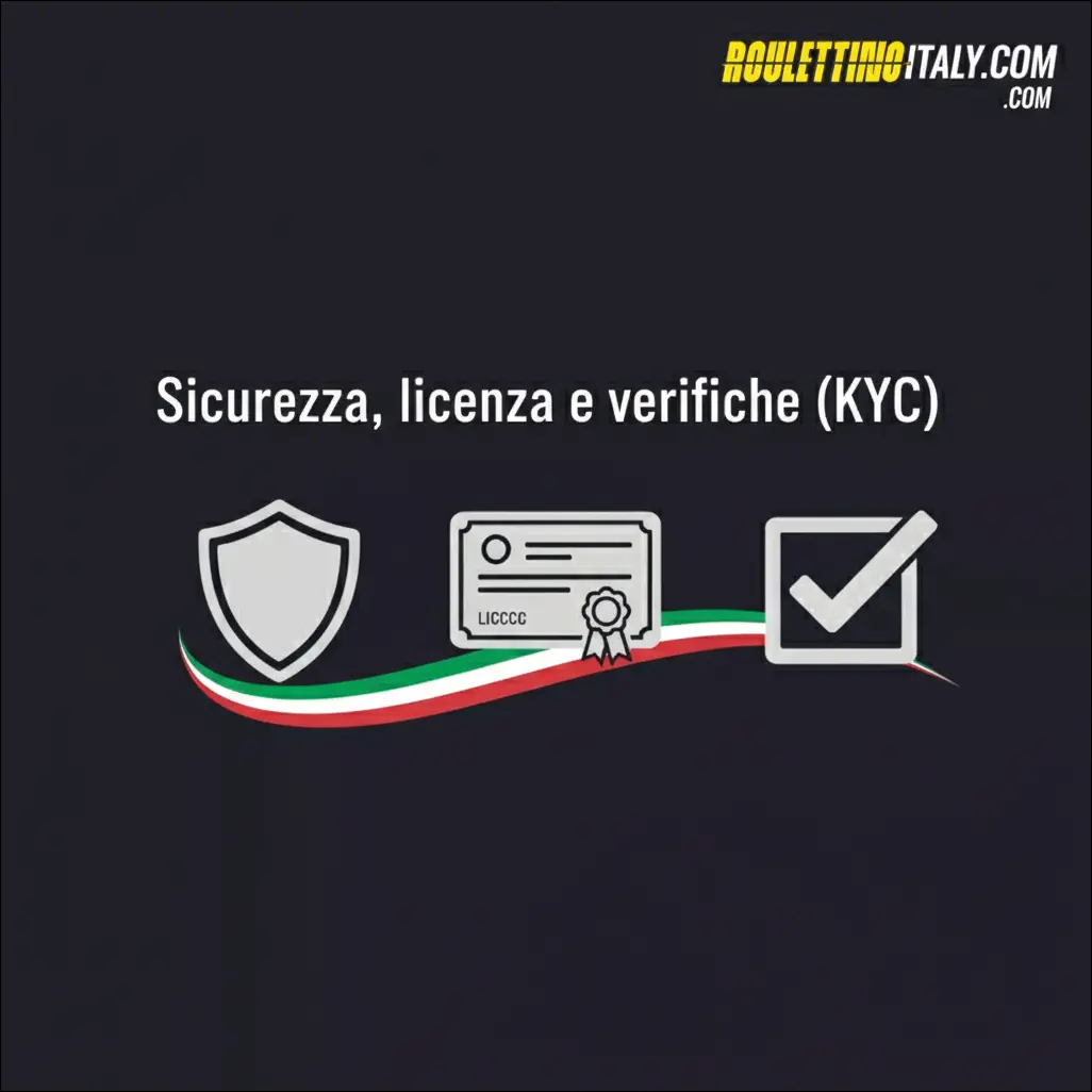 Sicurezza, licenza e verifiche (KYC)