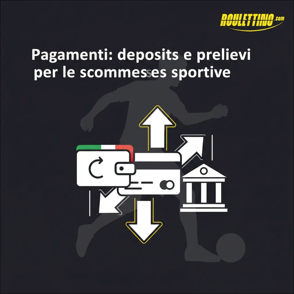 Pagamenti: depositi e prelievi per le scommesse sportive